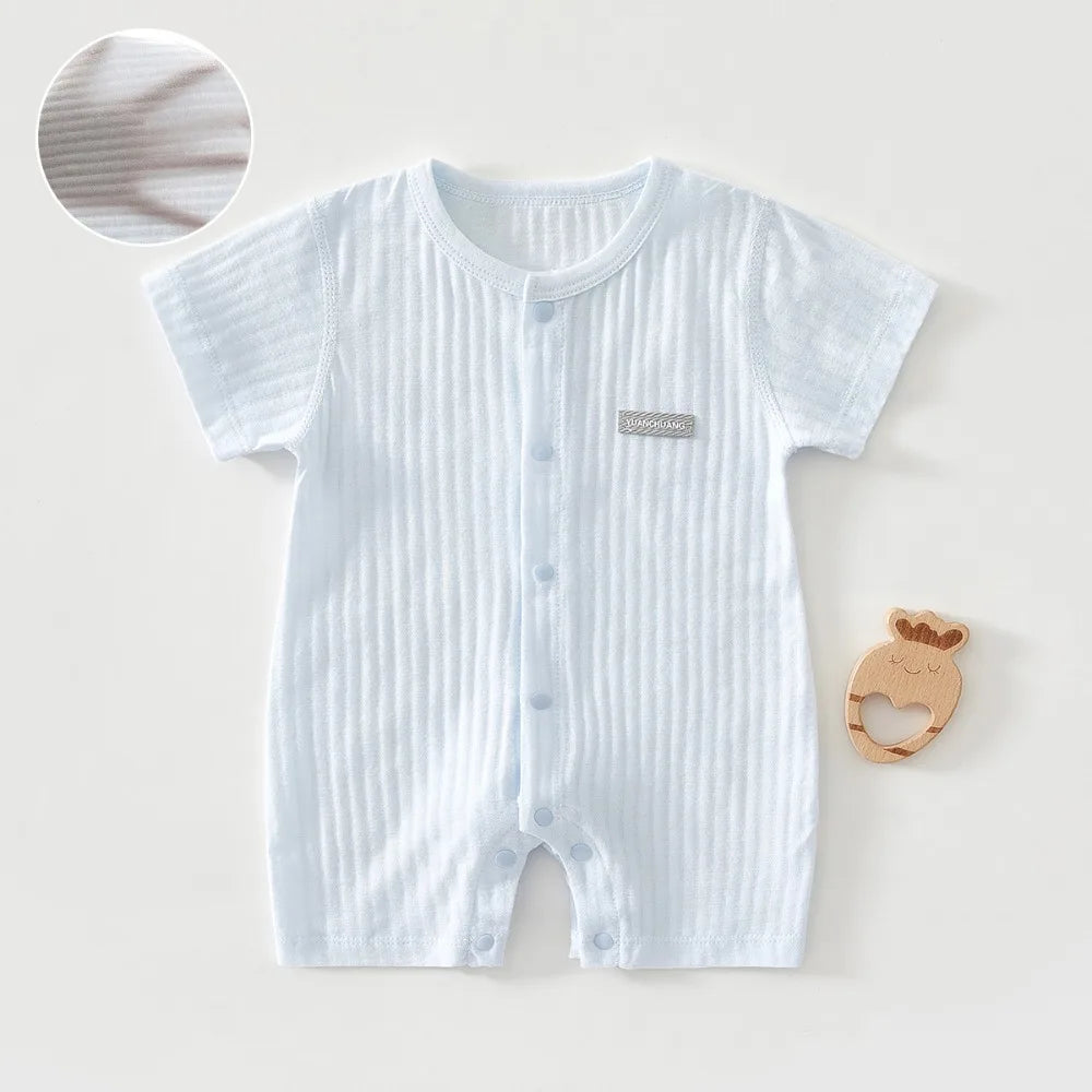 Cute Short Sleeve Infant Romper