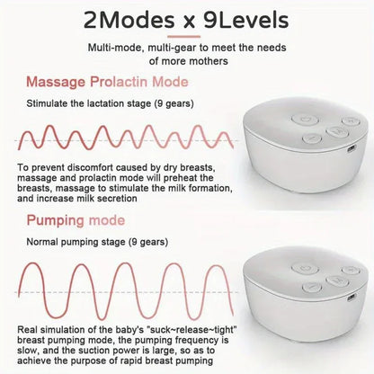 Wearable Small Baby Bottle Breast Pump