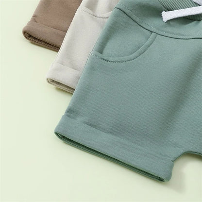 Casual Solid Baby Kids Shorts Pants