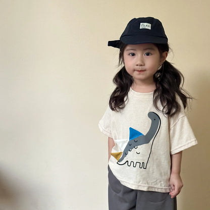 Dinosaur Half Sleeve Shirt - PAMU8