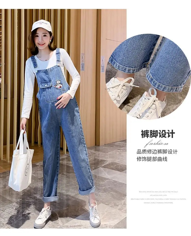 Maternity Jumpsuit Set, Spring and Fall Pregnancy Wear