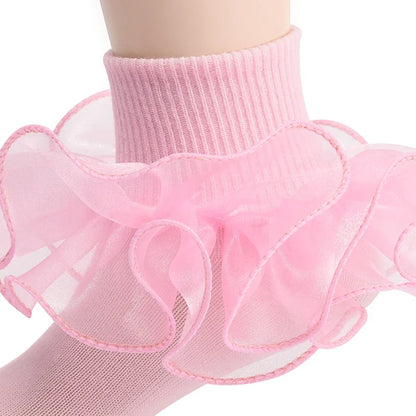 Baby Lace Ruffles Girls Ankle Socks