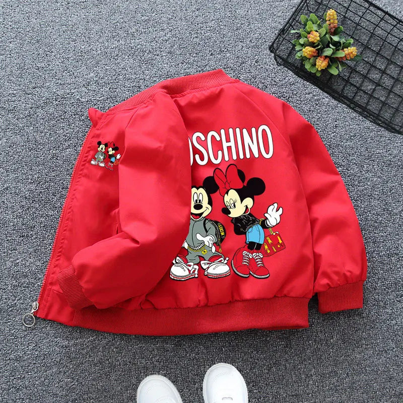 Cartoon Mickey Minnie Kids Jacket