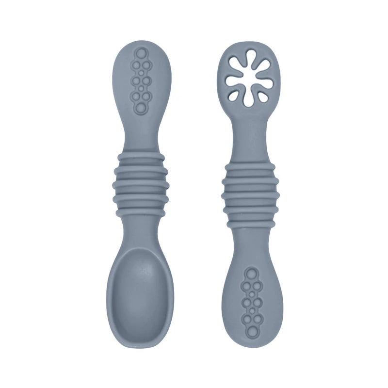 2PCS Cutlery Training Spoon