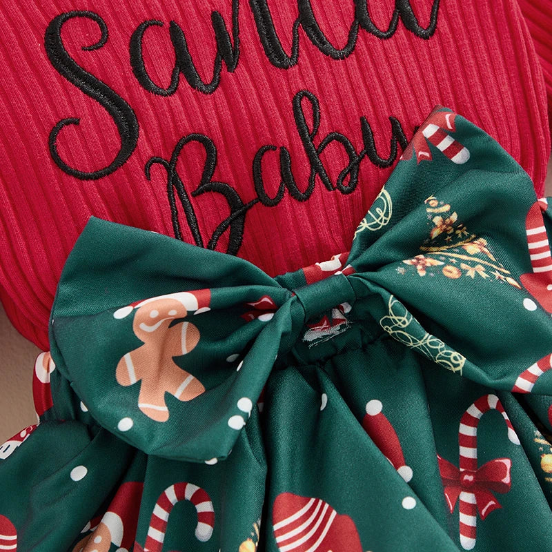 Long Sleeve Santa Romper