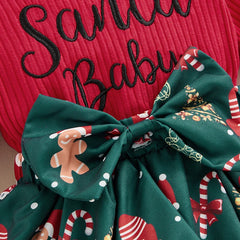 Long Sleeve Santa Romper