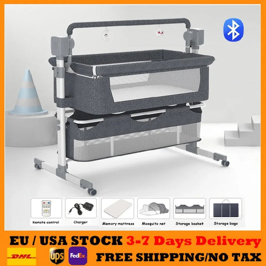Electric Baby Crib Cradle for baby
