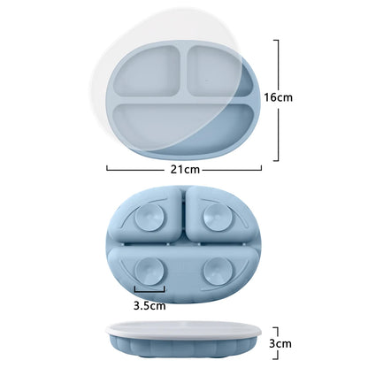 1PCS Baby Silicone Dishes