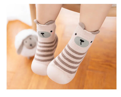 Non-Slip Learning Walk Socks