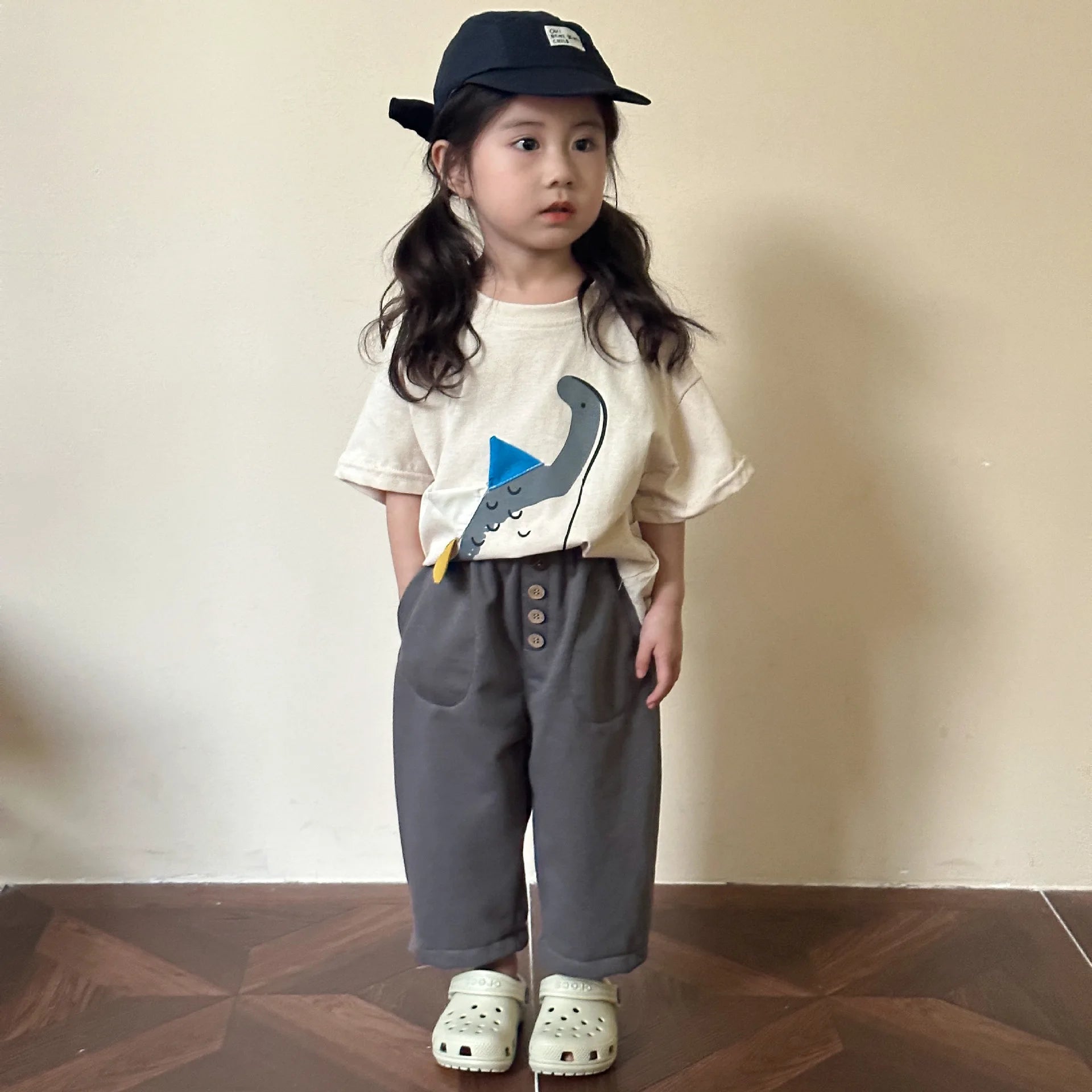 Dinosaur Half Sleeve Shirt - PAMU8