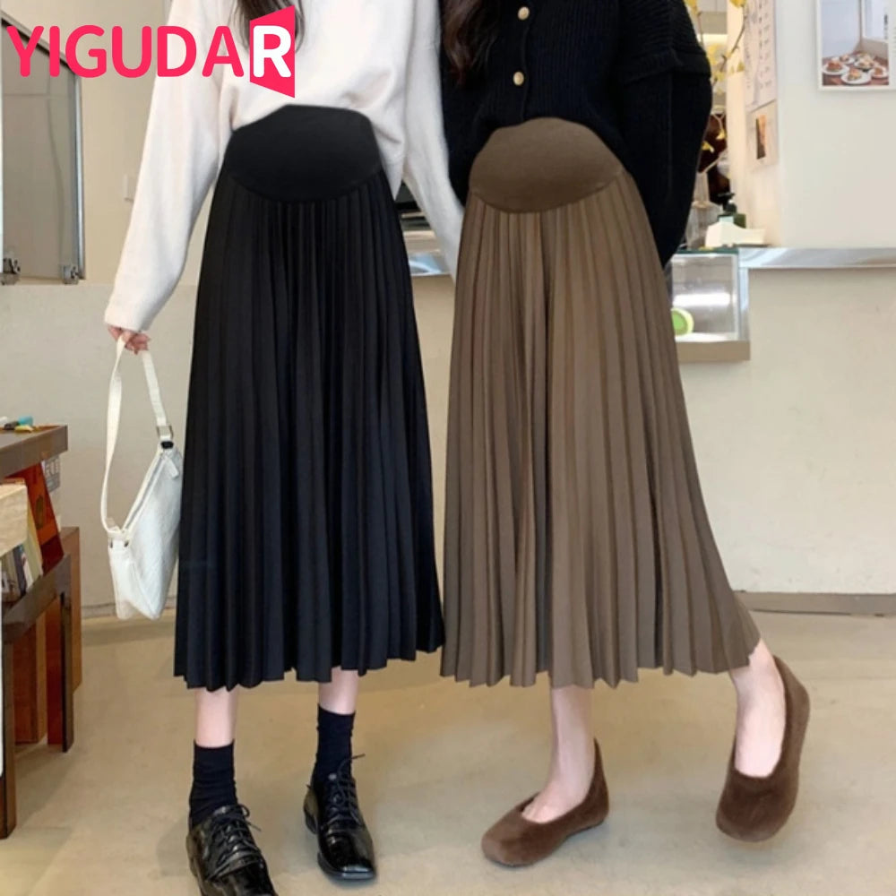 A-Line Casual Maternity Skirt
