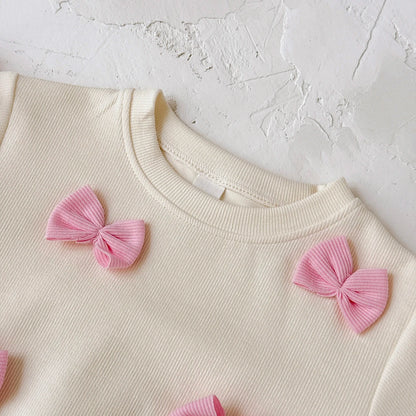Girls Embroidery Top+Pants