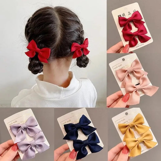 Cute Bow Red Clips Baby Hairpins - PAMU8