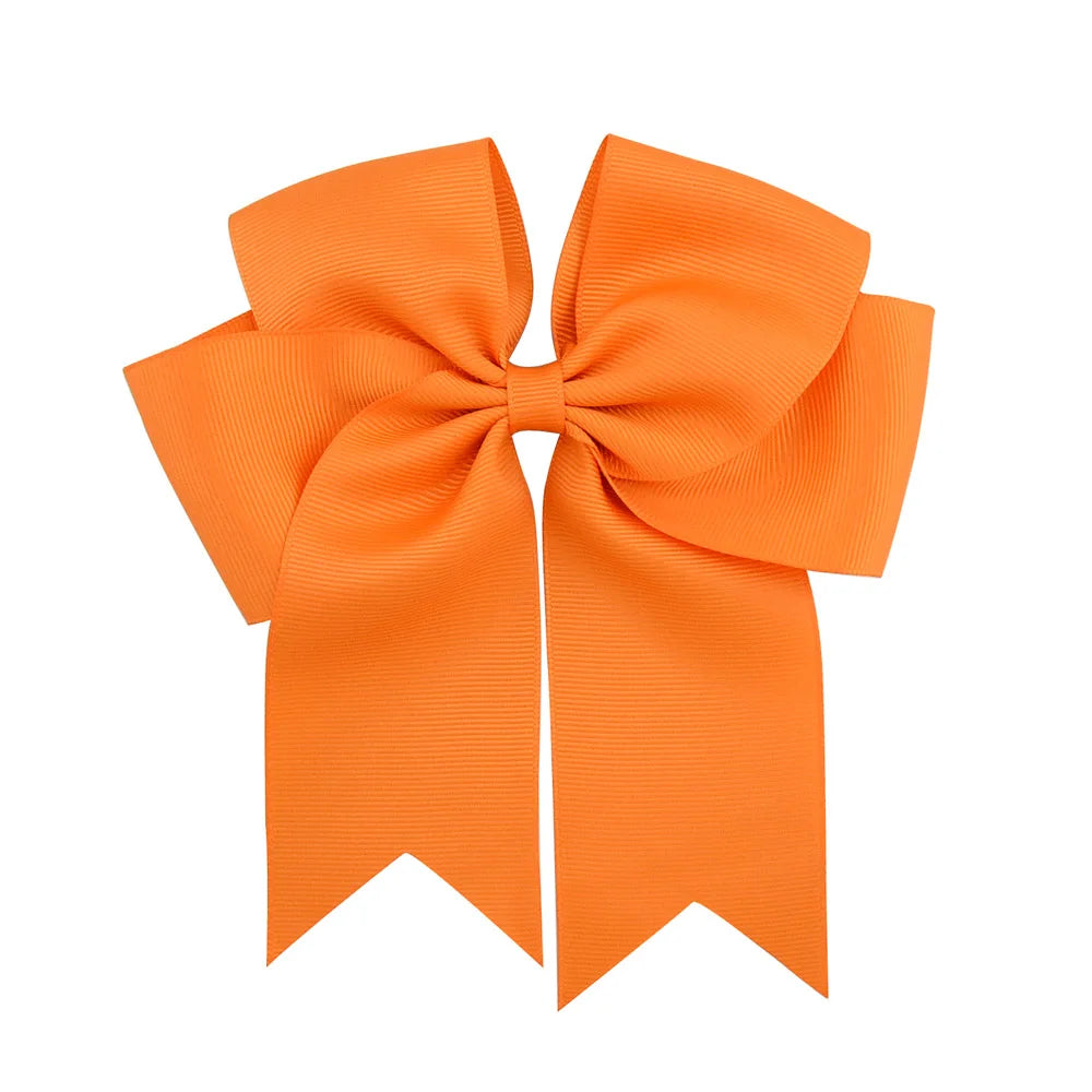Girls' 6-Inch Bow Hair Clip, Large Colorful Barrette