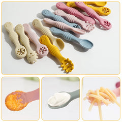 Baby Feeding Spoons, 3-Piece Toddler Utensil Set
