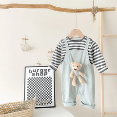 Jumpsuits Striped Casual Cotton