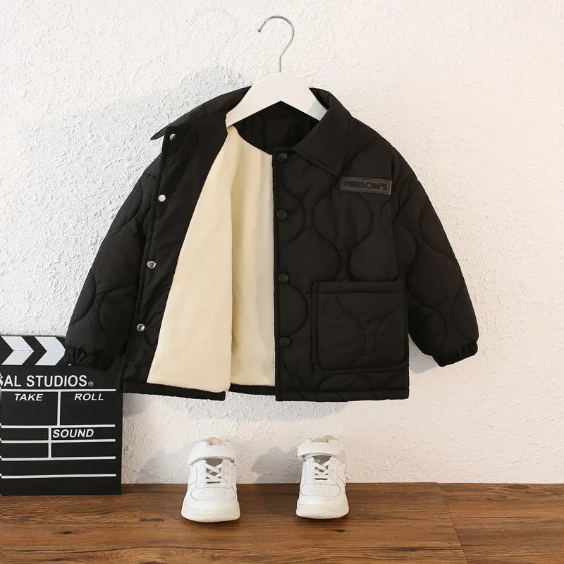 Cozy Plus Velvet Kids Coat