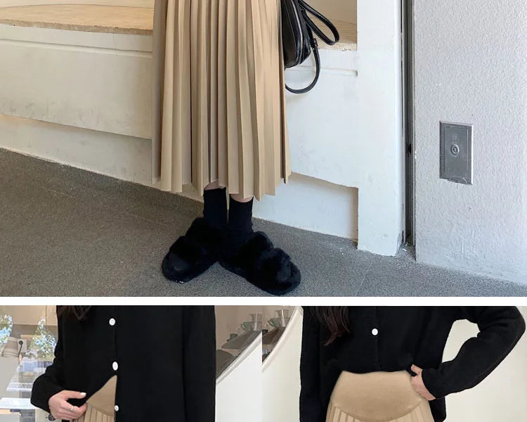 A-Line Casual Maternity Skirt