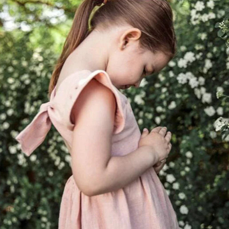 Girls Summer Ruffle Dress