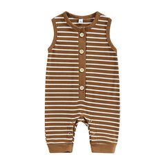 Sleeveless Crew Neck Jumpsuit