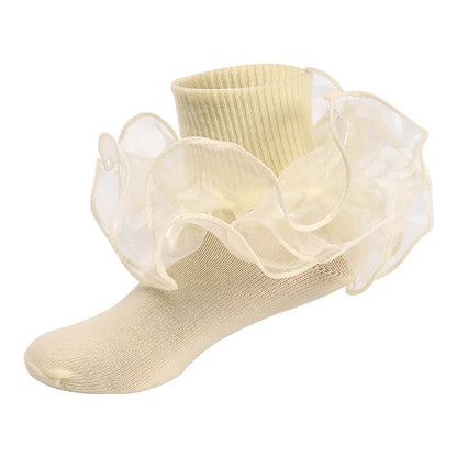 Baby Lace Ruffles Girls Ankle Socks