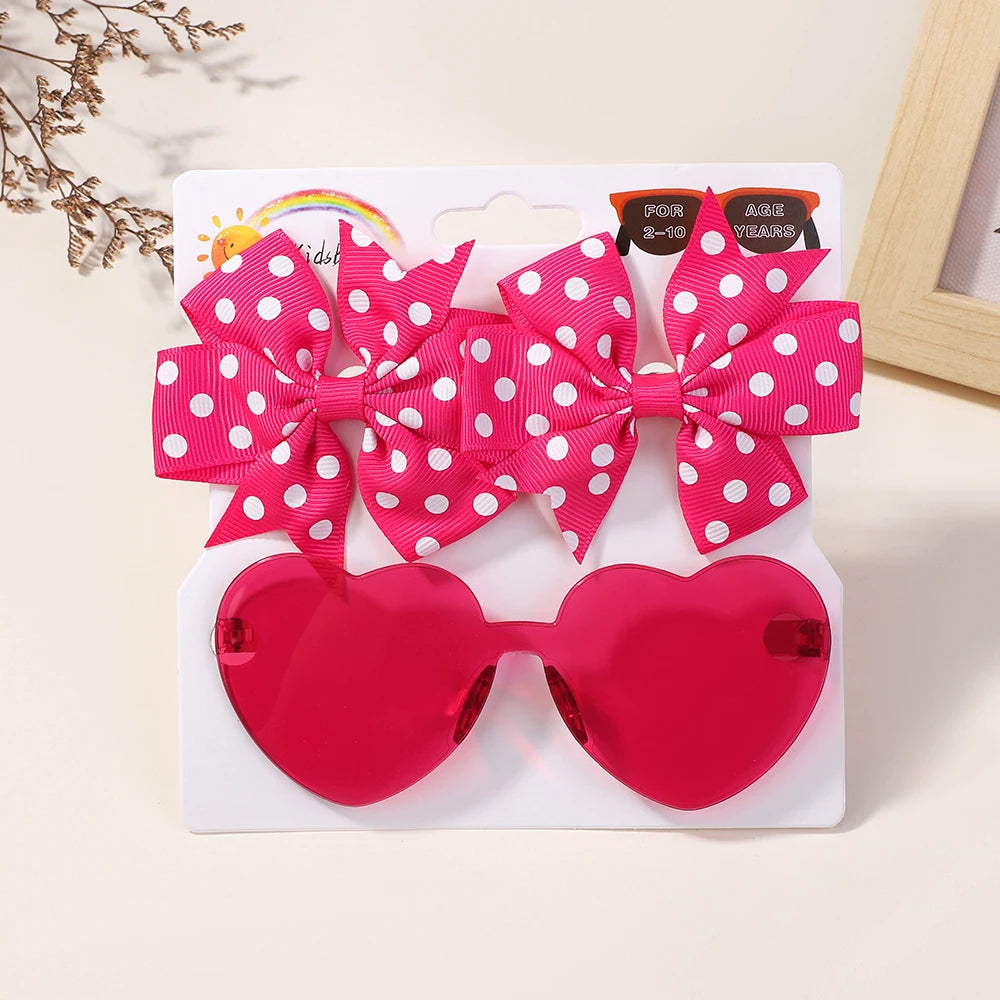 Headwear sunglasses set