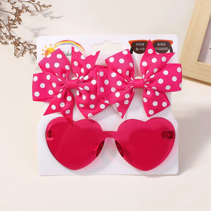 Headwear sunglasses set
