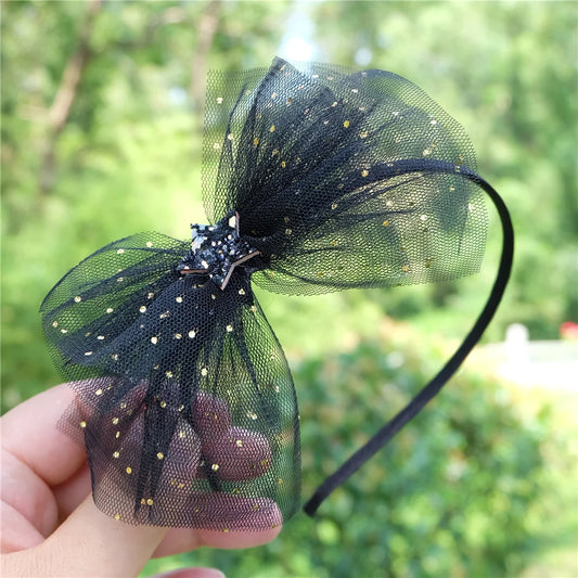 Girls' Glitter Bow Headband – 7 Styles