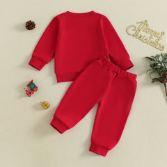 Christmas Baby Sweatshirt Set