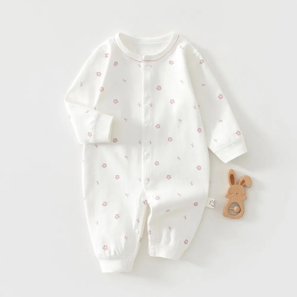 Long Sleeve Infant Cotton Romper