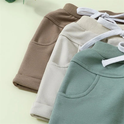 Casual Solid Baby Kids Shorts Pants