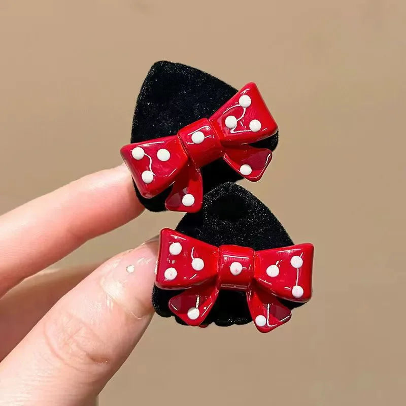 Heart-Shaped Star Hair Clips