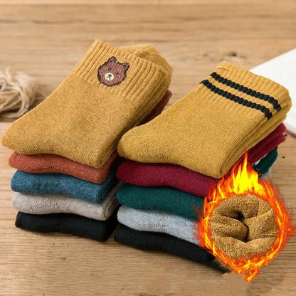 Pairs Warm Plush Kids Socks - PAMU8