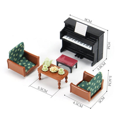Miniature Furniture Doll Toys Set