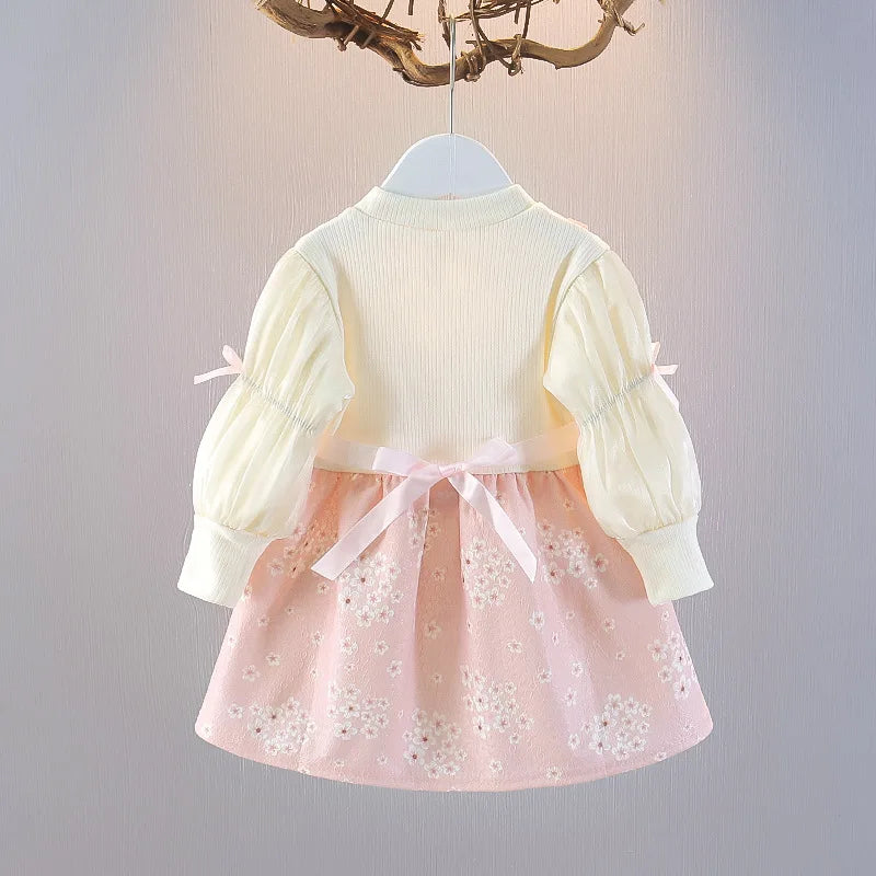 Autumn Floral Bunny Dress