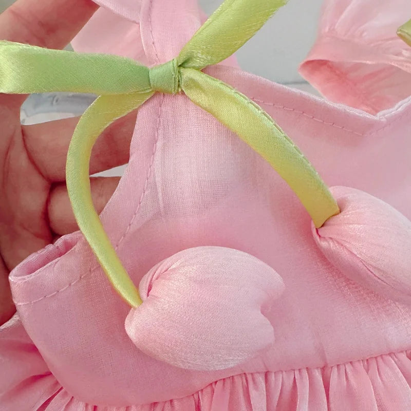 Summer Tulip Mesh Baby Dress