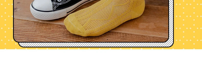 Baby Soft Cotton  Breathable  Mesh Socks - PAMU8