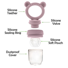 Baby Fruit Feeder Pacifier, Teething Food Nibbler