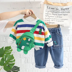 Striped Long Sleeve Baby Set