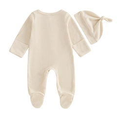 Waffle Knit Baby Jumpsuit