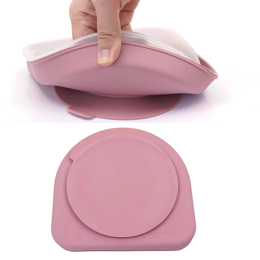 Baby Plate With Sucker Feeding Bowl - PAMU8
