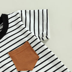 Newborn Jumpsuit 3M to 18M | Soft Cotton Short Sleeve