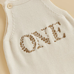Baby Suspender Knit Pants