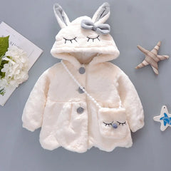 Cute Bow Winter Baby Coat