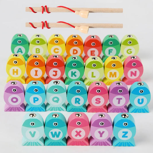 Kids Wooden Fishing Toys