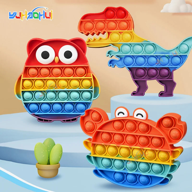 Rainbow Pop Fidget Toy
