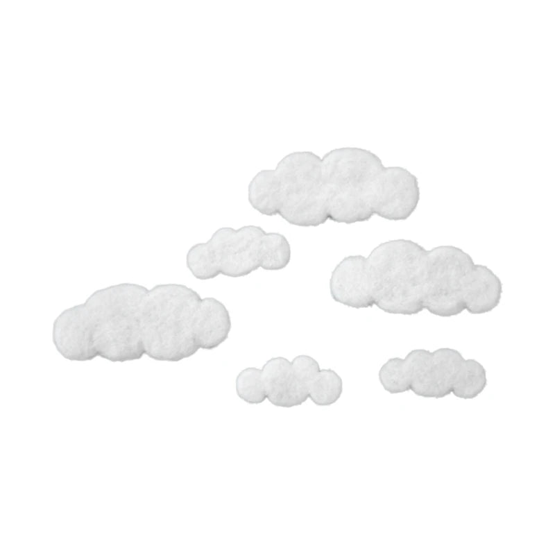 5Pcs Baby Wool Felt Stars Photography Accessories - PAMU8