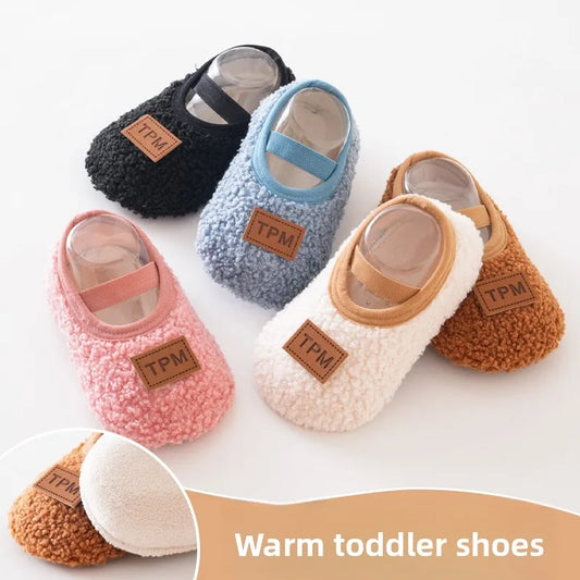 Toddler floor socks with soft sole