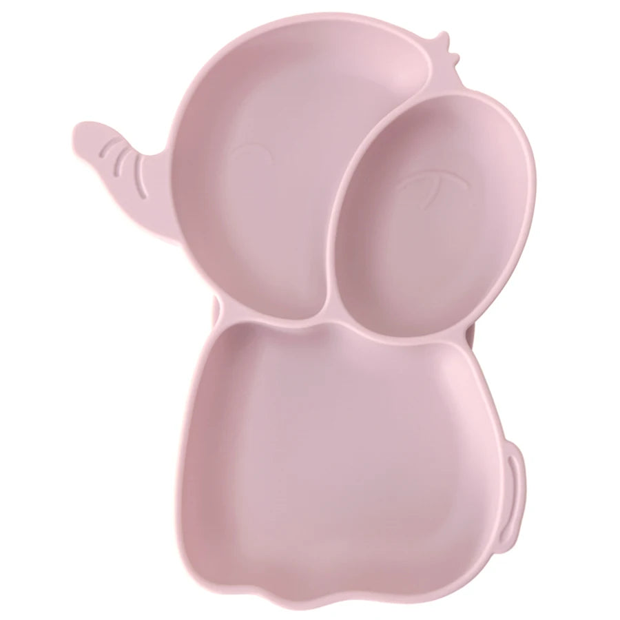 Silicone Baby Feeding Plate, Toddler Dining Dish