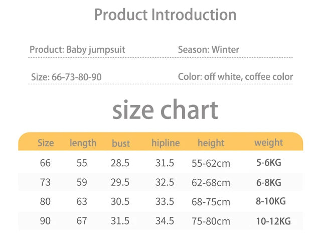 New Winter Baby Rompers